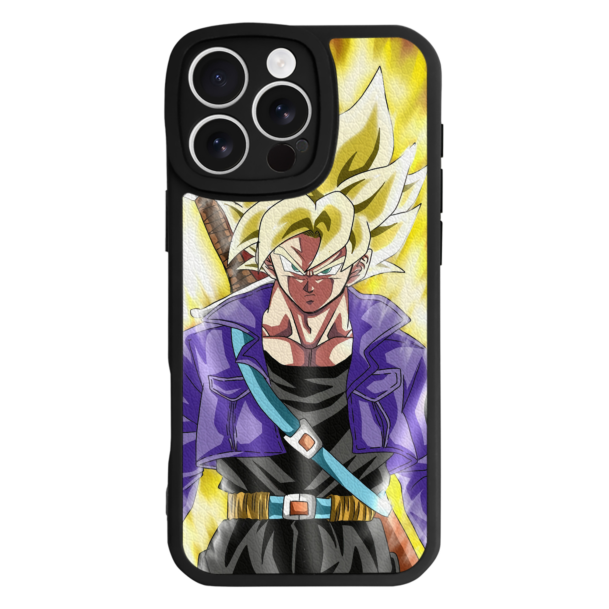（画像用） ドラゴンボール DRAGON BALL 【iPhone 16シリーズ対応】シリコンスマホケース（レザー調） 材質：シリコン
